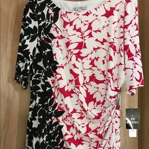 Sandra Darren multi color size 16 Dress.